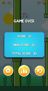 Flippy Bird unblocked game score